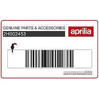 APRILIA Tail fairing SR 50 decal, left side rear 2H002453