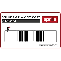 Front hood Aprilia SR 50 sticker