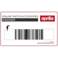 APRILIA Tail fairing sponsor sticker, right side 2H003505