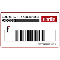 APRILIA Naklejka na tylną owiewkę 
