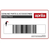 APRILIA Side fairing RSV4 graphic, left side 2H007701