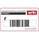 Autocollant Aprilia RS660 Central Wing ILA authentique côté gauche OEM 2H006811 Graphique d'usine