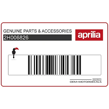 Pegatina RS660 FACTORY para carenado trasero, lado izquierdo