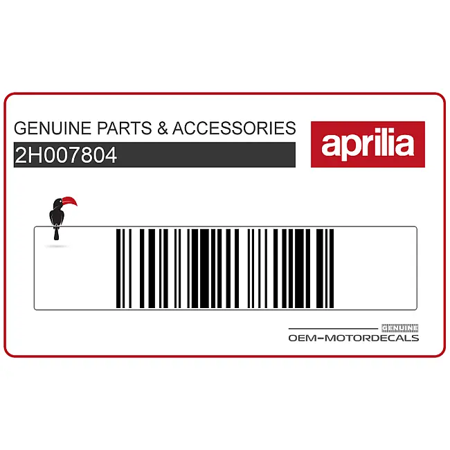 Adesivo Carenatura Laterale Aprilia RS660 OEM 2H007804