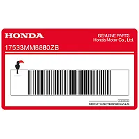 HONDA Adesivo decorativo, lato destro 17533-MM8-880ZB