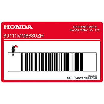 Side cover stripe, right side