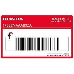 Emblema Shadow para depósito de combustible, lado izquierdo