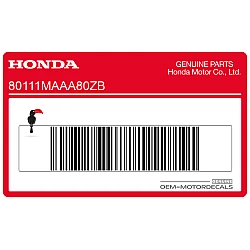 Achterspatbord sticker