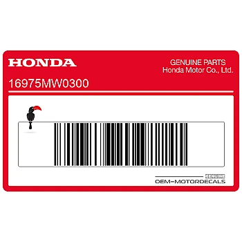 Autocollant d'avertissement 