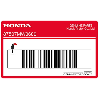Autocollant d'avertissement 