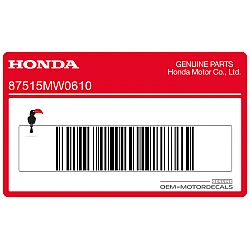 Fairing caution label