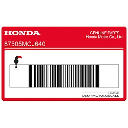 Swingarm bandinformatielabel