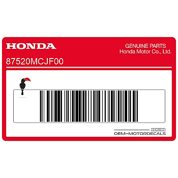 Label, fraudebestendig voor gasklephuis