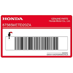 Autocollant d'avertissement
