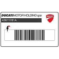 DUCATI Side fairing HYPERMOTARD 1100 emblem 43611781A