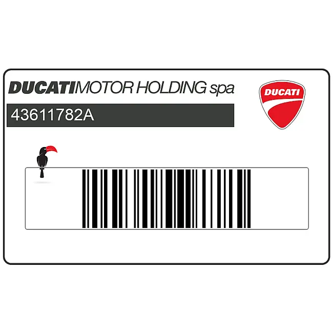 Emblème de carénage Ducati Hypermotard 1100 HYPERMOTARD 1100 EVO OEM 43611782A