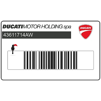 Upper fairing Ducati emblem, upper