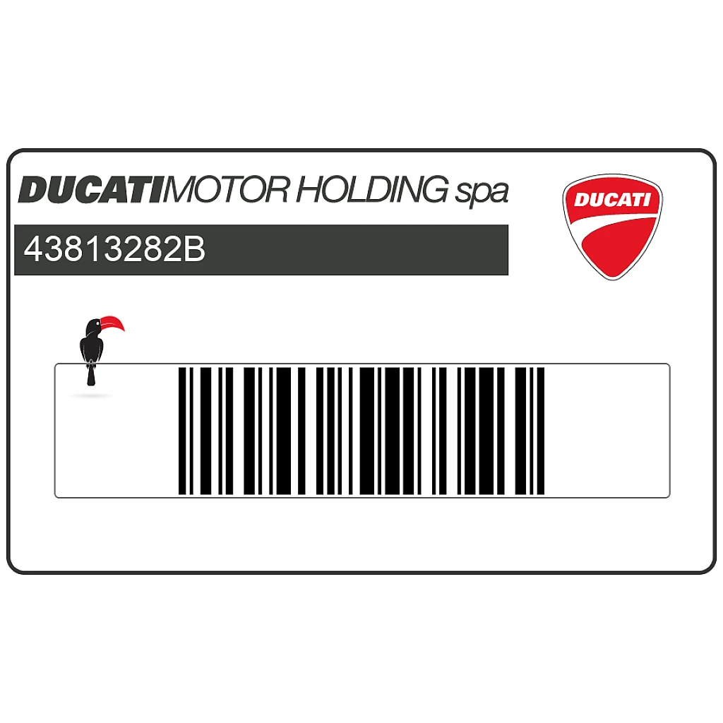 Adesivo Carenatura Inferiore Sinistra Ducati Hypermotard 1100 OEM 43813282B