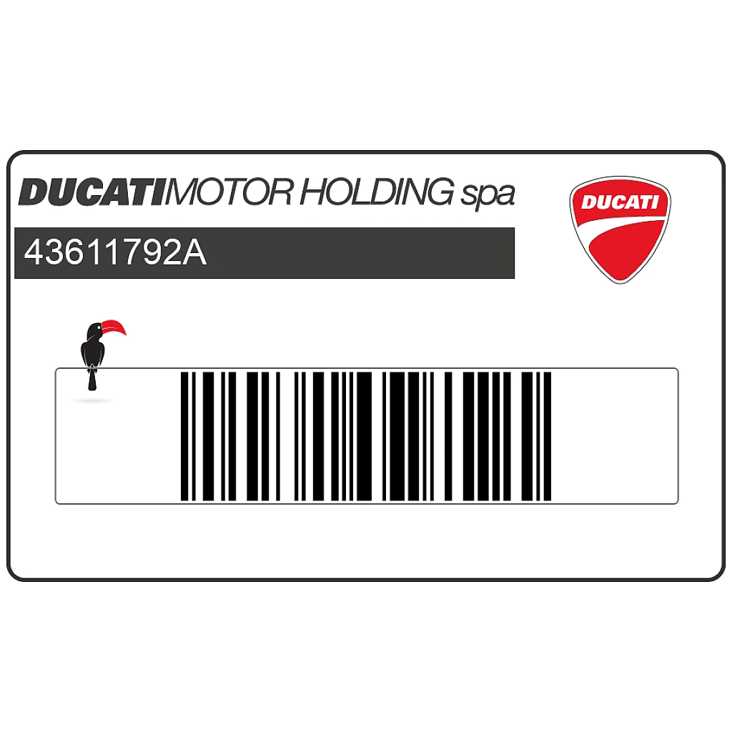 Ducati Hypermotard 1100 Tail Fairing HYPERMOTARD 1100 EVO SP Lettering Sticker OEM 43611792A