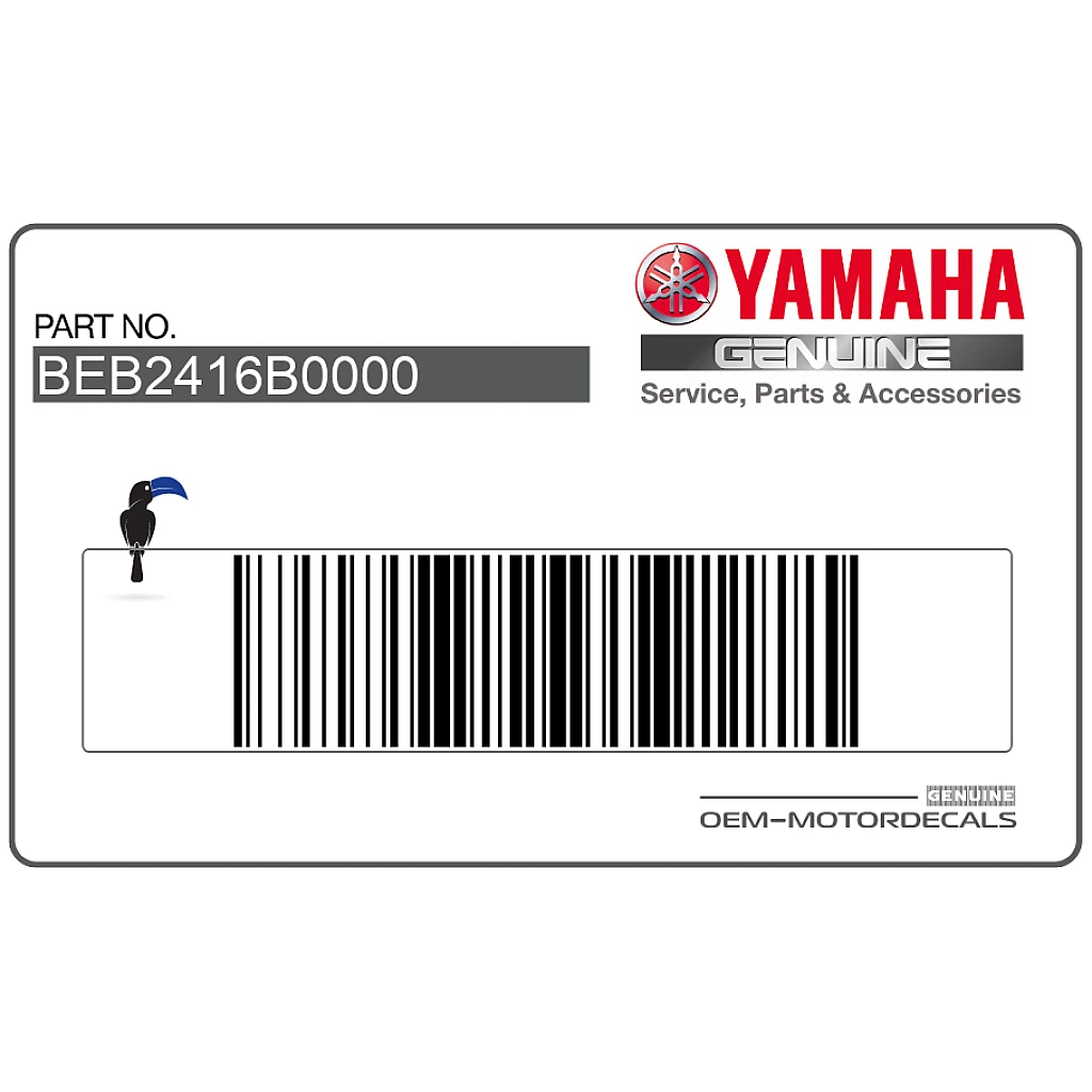 Emblema Yamaha YZF-R1 para Carenado Lateral OEM BEB2416B0000