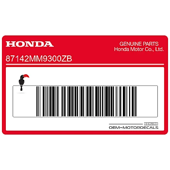 Adesivo serbatoio HONDA, lato sinistro
