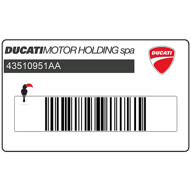 Ducati Monster 620 Brandstoftank DUCATI Embleem OEM 43510951AA