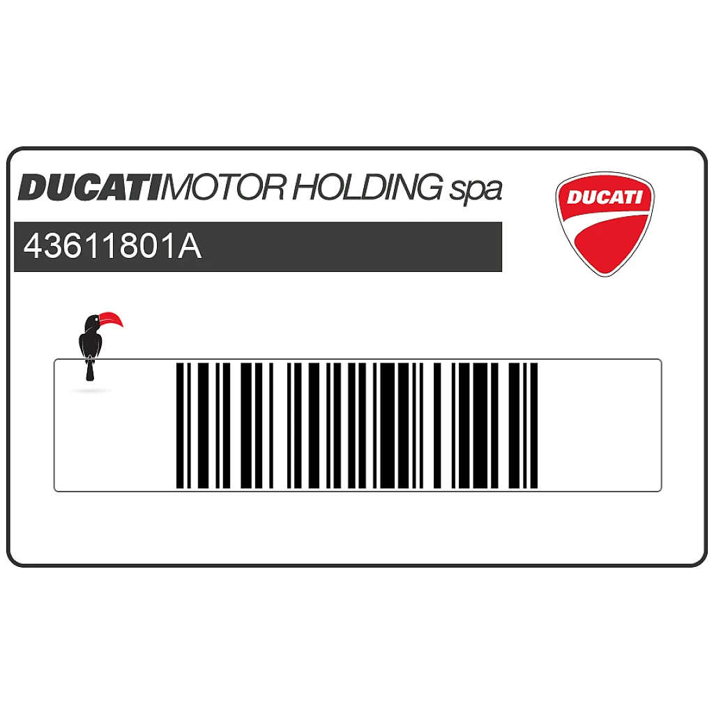 Ducati Hypermotard 796 Emblema Serbatoio HYPERMOTARD 796 OEM 43611801A