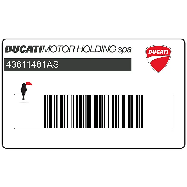 Emblema DUCATI serbatoio Ducati Hypermotard 796 OEM 43611481AS
