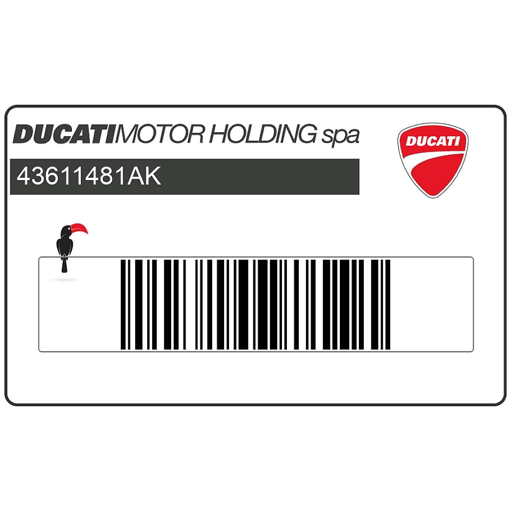 Ducati Hypermotard 796 Tank DUCATI Emblem OEM 43611481AK