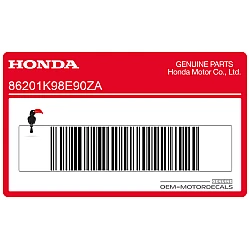 Osłona chłodnicy Honda Wing logo, prawa strona