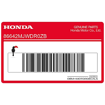 Naklejka na osłonę boczną, lewa strona