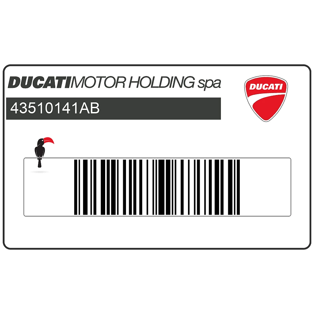 Ducati Monster Kraftstofftank MONSTER Logo Beschriftung Transfer Aufkleber Original Werksteil OEM 43510141AB