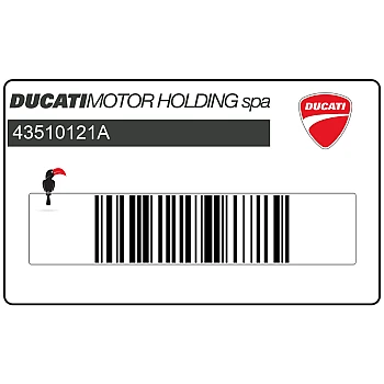 Pegatina con logo DUCATI para tapa de asiento