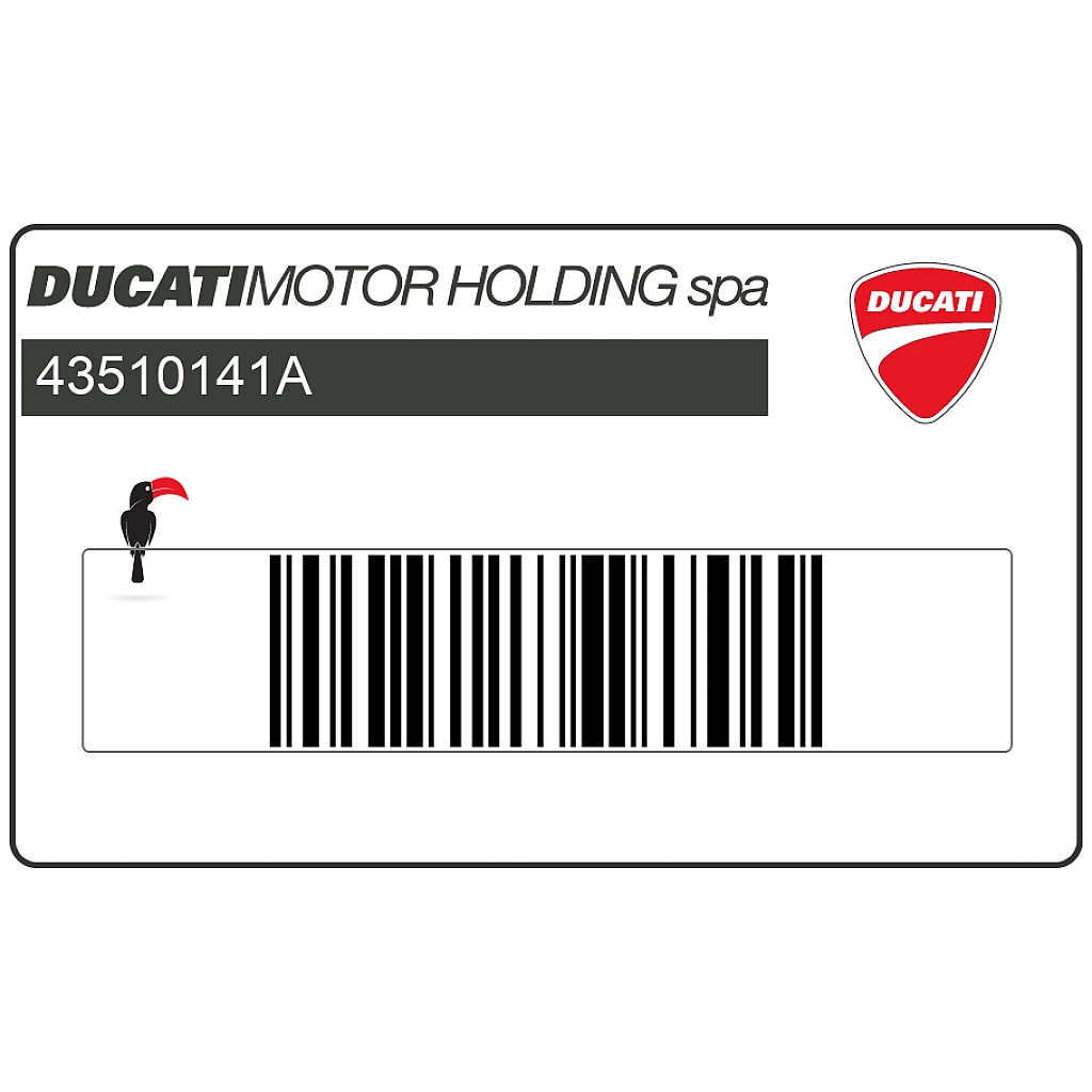 Depósito de combustible Ducati Monster M600 Pegatina para depósito de combustible Ducati Monster OEM 43510141A