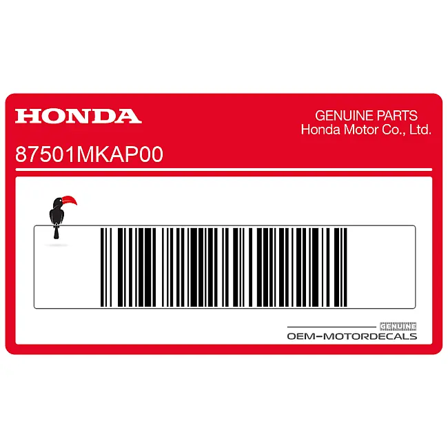 Autocollant de cadre Honda Integra 750 OEM 87501MKAP00