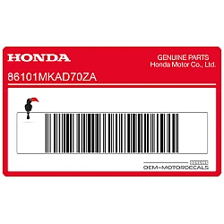 Emblemat HONDA na owiewkę