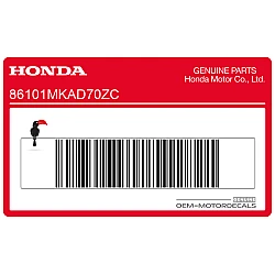 Emblème HONDA de coque arrière