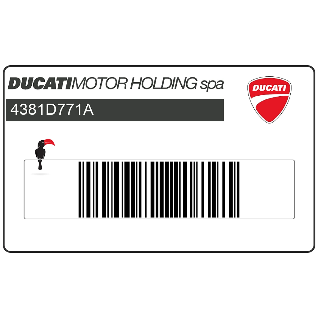 Emblemat na zbiornik paliwa Ducati Hypermotard 950 OEM 4381D771A