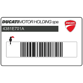 Adesivo carenatura laterale Ducati Corse, lato destro