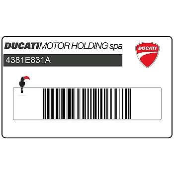 Adesivo carenatura laterale Ducati Corse, lato sinistro