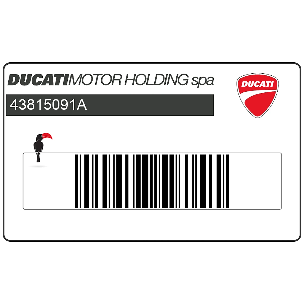 Ducati Hypermotard 939 Pegatina Ducati Corse para Carenado Derecho Lado Derecho OEM 43815091A
