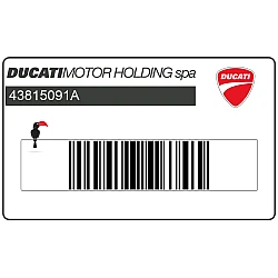 Pegatina Ducati Corse para carenado lateral derecho