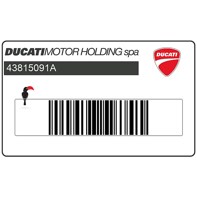 Ducati Hypermotard 939 Right Side Fairing Ducati Corse Graphic Right Side OEM 43815091A