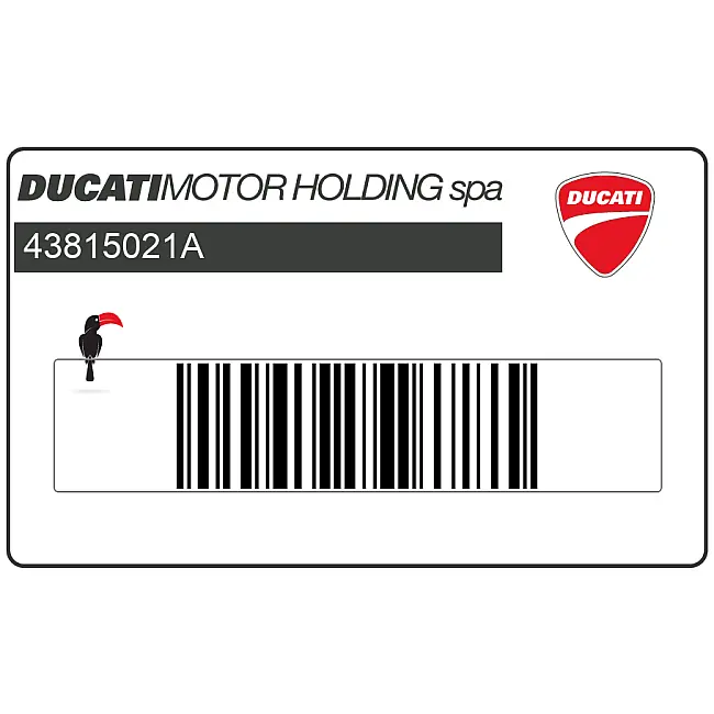 Ducati Hypermotard 939 Side Cowl Graphic Left Side OEM 43815021A