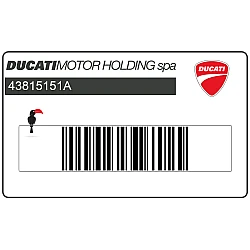Pegatina Ducati Corse para carenado derecho, lado derecho