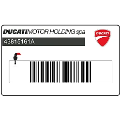 Pegatina Ducati Corse para carenado lateral, lado izquierdo