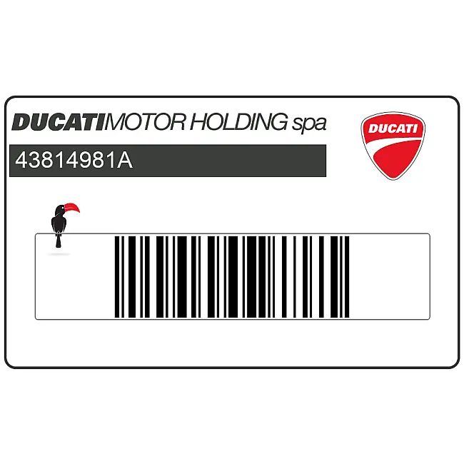 Ducati Hypermotard 939 Right Side Fairing Cover Ducati Corse Graphic Right Side OEM 43814981A