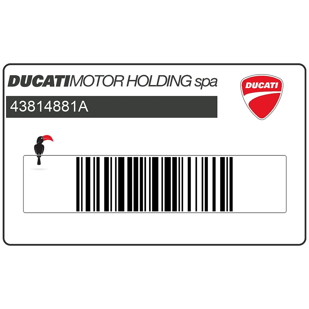 Autocollant drapeau italien pour carénage Ducati Hypermotard 939 OEM 43814881A