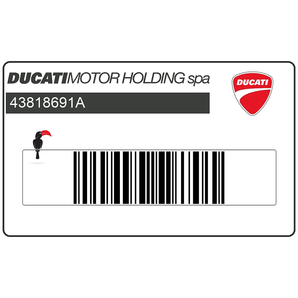 Adesivo carenatura laterale Ducati Hypermotard 821 DUCATI OEM 43818691A
