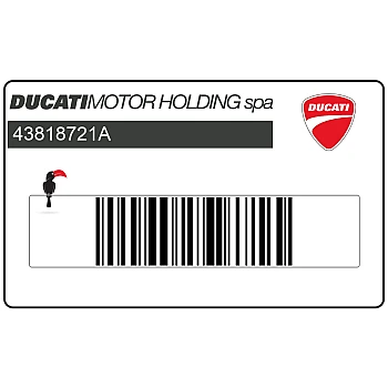 Adesivo supporto numero carenatura lato destro Ducati Corse